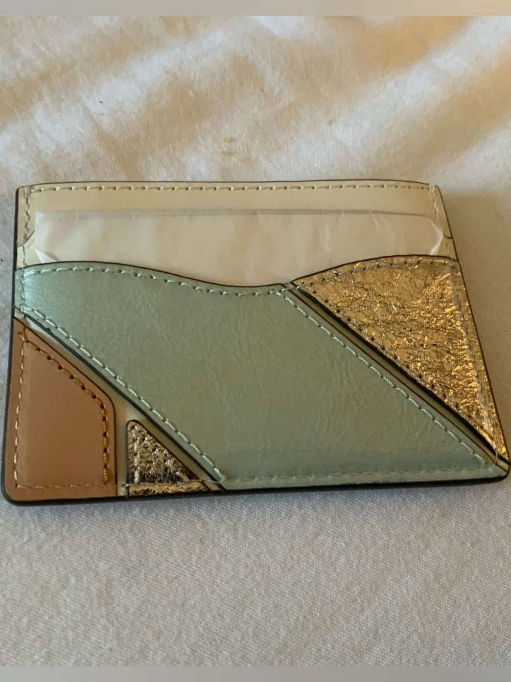 TORY BURCH MULTI COLOR CARD CASE W/UDUST BAG NWT